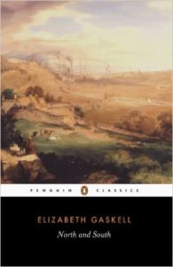 Penguin Classics edition of North and South - painting of English countryside with a factory on the horizon.