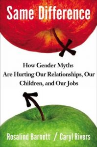 Same Difference book cover - red and green apples on a white background