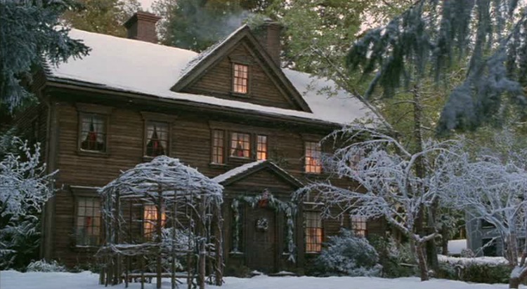 Orchard House at Christmastime, from 1994 Little Women movie