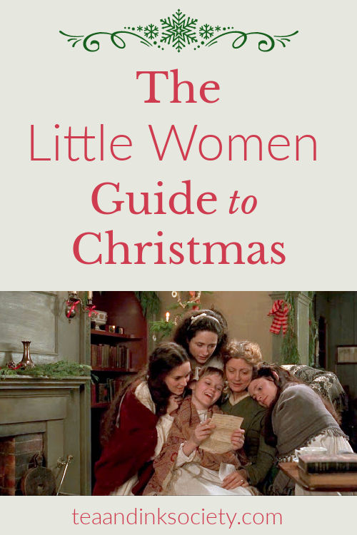 Movie still from 1994 Little Women - March sisters and Marmee reading a letter at Christmas time