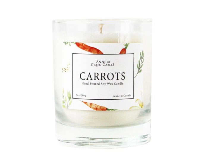 "Carrots" candle inspired by Anne of Green Gables