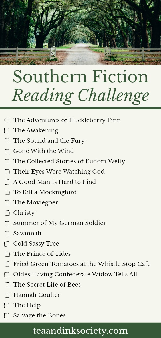 Southern Fiction Reading List checklist