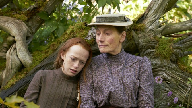 Amybeth McNulty and Geraldine James in Netflix's Anne with an E.
