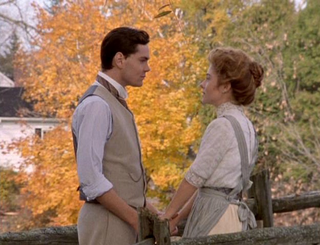 Jonathan Crombie and Megan Follows in Anne of Green Gables: The Sequel