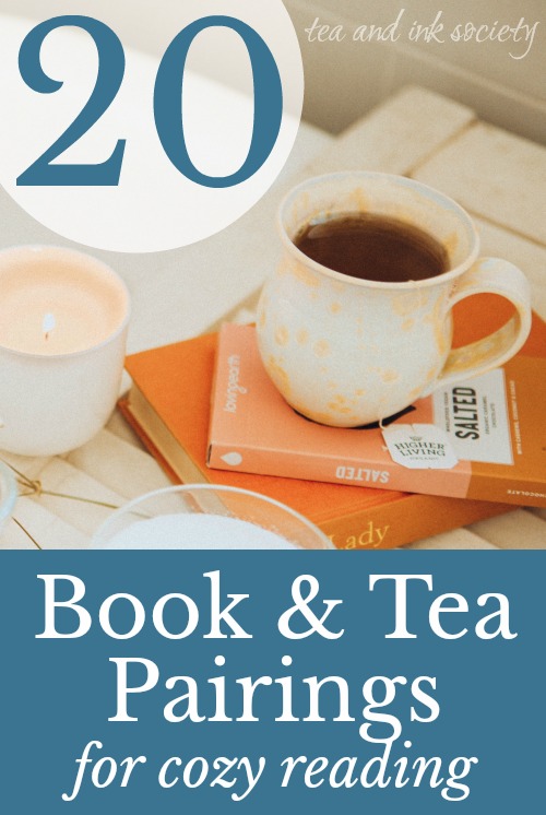 Tea with books and candles