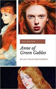 Anne of Green Gables cover with three different red-headed girls