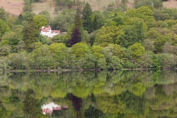 Mary Stewart's home above scenic Loch Awe