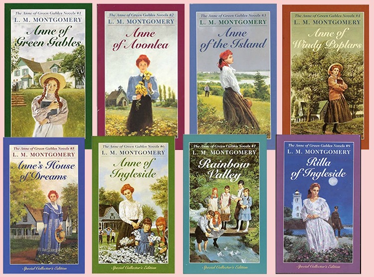 Complete 8-book Anne of Green Gables series, Mass Market Paperback edition