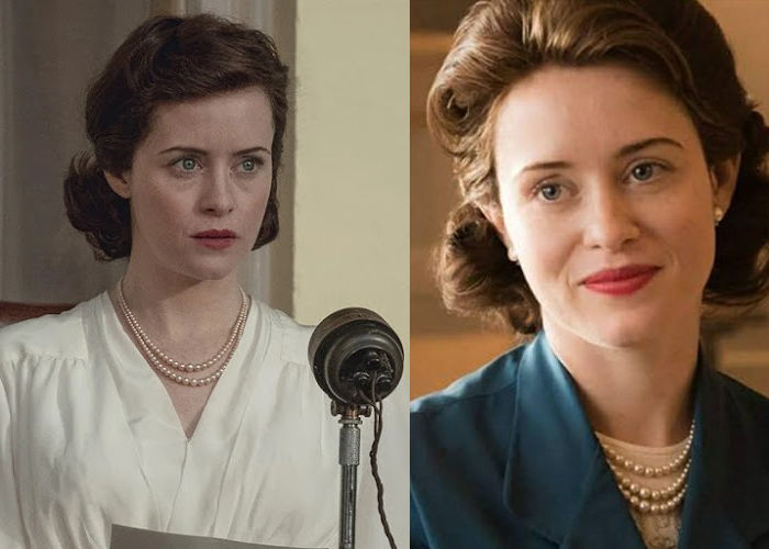 Photos of Claire Foy from The Crown