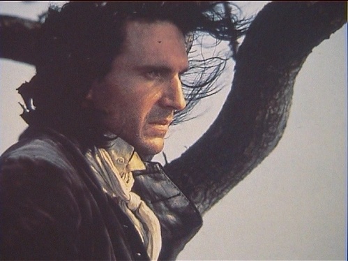 Ralph Fiennes in 1992 film version of Wuthering Heights