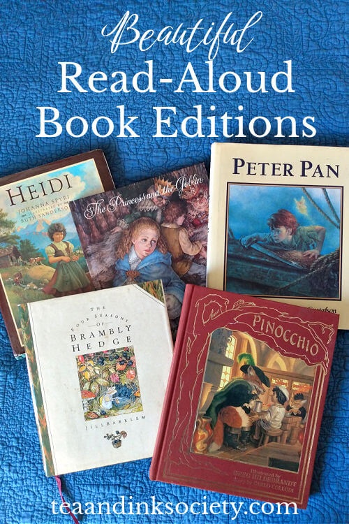 Beautiful hardback editions of family read-alouds including Peter Pan and Heidi.